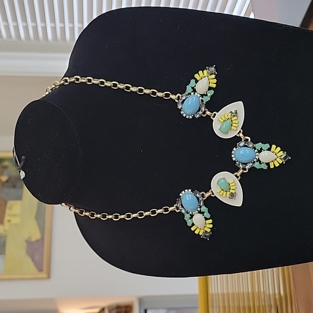 J. Crew Multicolor Crystal Necklace - Picture 7 of 7